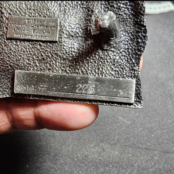 Vintage siskiyou Leather & buckle Co 1982 Fort Dodge Frontier Days Buckel #226 - Picture 7 of 10